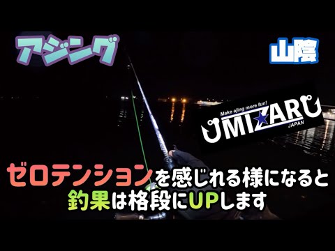 【アジング】ゼロテンションを感じ取って釣果UP【山陰】 #津山ベース #アジング #ゼロテンション