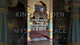 Mysore palace | King’s golden throne #thetravelstoriesbysoniya #mysorediaries #explore #viralshorts