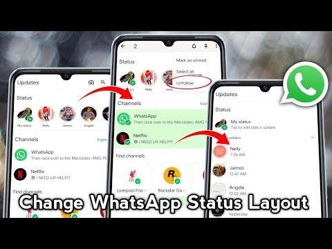 How to Change WhatsApp Status Layout 2024 | Change WhatsApp Status back to the Vertical Old Style