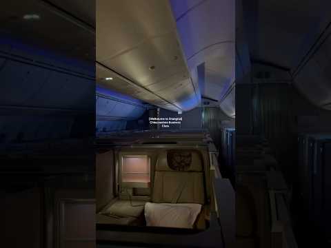 China Eastern Airlines Business class [ Melbourne to Shanghai]