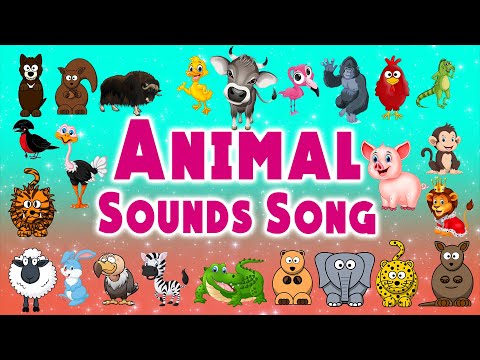 Animal Sounds Song | Animal Sounds Learning Videos | LittleKidsTV