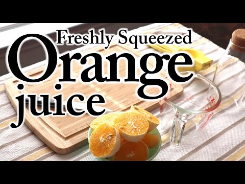 Freshly squeezed orange juice, ASMR, Lifestyle, Squeeze sounds, Bible