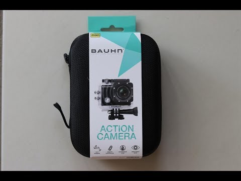 Aldi Bauhn 4k Action Camera Waterproof unboxing & sample photos - video