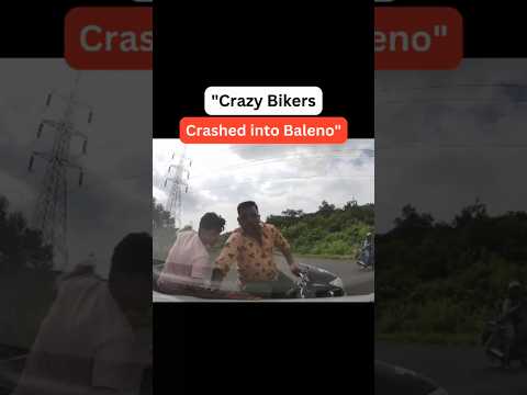 "Crazy Bikers Crash into Baleno! Be Proof-Ready with Woodman Dashcam – Buy Now!"