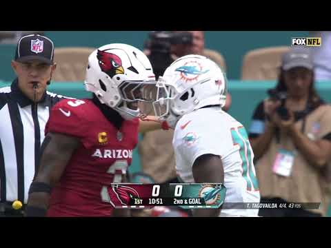 Budda Baker BIG HIT on Tyreek Hill | Dolphins vs Cardinals 2024