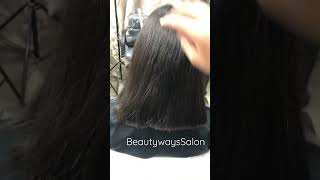 Keratinrebounding #hairkeratin #beautyways1 #ythairahorts