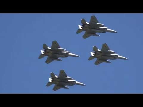 札幌航空ペ－ジェント2016 T-4 F-2 F-15 編隊飛行