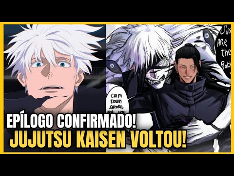 JUJUTSU KAISEN VOLTOU OFICIALMENTE COM EPÍLOGO DE 16 PÁGINAS!