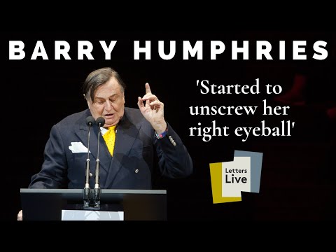 Barry Humphries reads a letter about a very grumpy cat