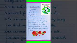 Speech On World Environment Day 2024/10 Lines Speech On World Environment Day/World Environment Day