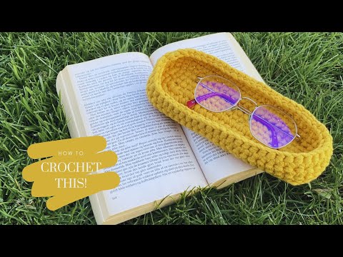 How to Crochet a SMALL BASKET