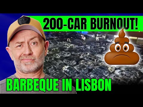 200+ cars destroyed in Lisbon Airport EV BBQ! | Auto Expert John Cadogan