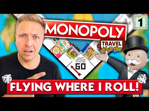 I Played Monopoly Travel Edition In Real Life - Episode 1