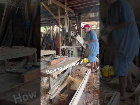 HOW TO CUT A PERFECT WOOD I BALANCE AND EQUAL IWHAT YOU PREFER WOOD OR CEMENT? #like #viral #share