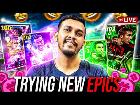 eFootball 25 Mobile Epic Pack Opening + Trying New Epics | LIVE