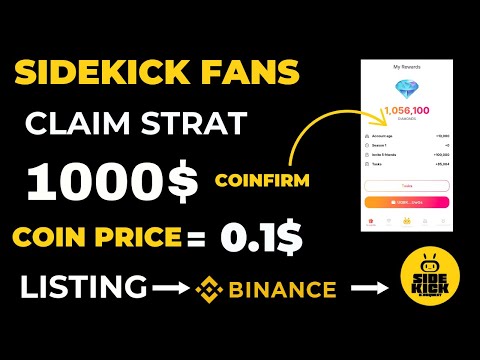 SideFans Airdrop Claims Strat || SideFans Withdraw || Listing Coinfirm In Binance