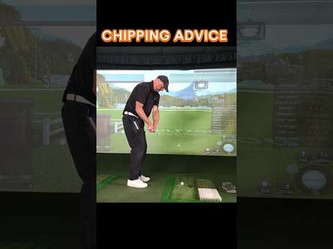 SIMPLE CHIPPING ADVICE - Golf Swing Tips & Drills #shorts