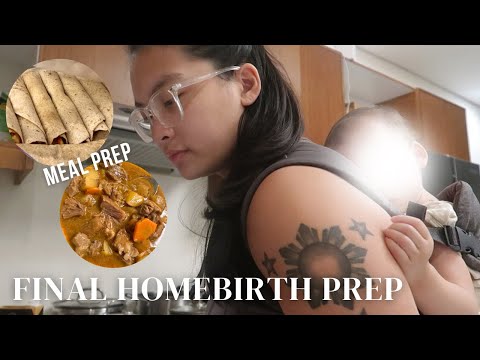 Final homebirth prep | postpartum meals, lab work at home, thoughts