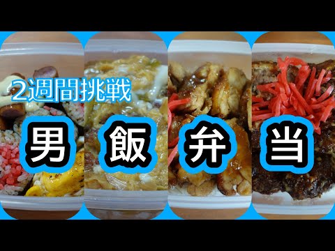 【弁当】ザ・男の料理的な2週間分の昼食弁当