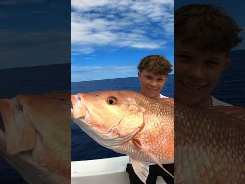 🤯HIS FIRST RED SNAPPER