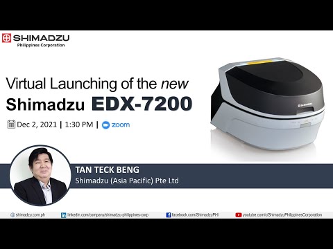 Virtual Launching of Shimadzu EDX 7200