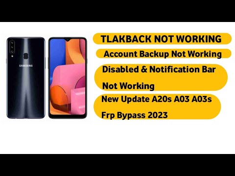 SAMSUNG A20s A21s FRP BYPASS A03 A03S GOOGLE ACCOUNT REMOVE ANDROID 12/13 NEW SECURITY PACTH 2023