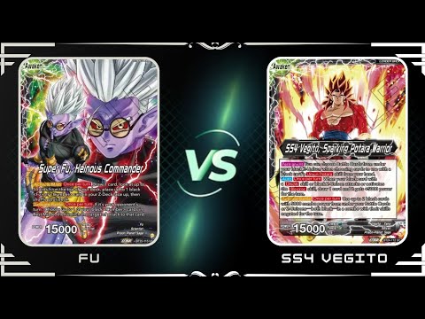 42nd Place Fu vs 41st Place Vegito Xeno : Dragon Ball Super Masters Set 24: The better player match