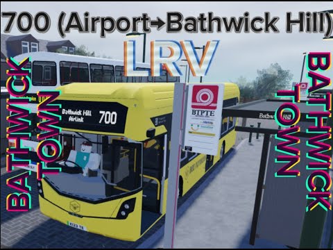 Line 700 - Airlink Shuttle (Somerset Airport → Bathwick Hill) #roblox | #bathwicktown