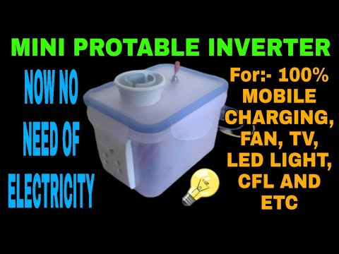 How To Make a Simple 300w Inverter|| Portable|| Without IC|| 12v To 220v|| Summer Experiment.