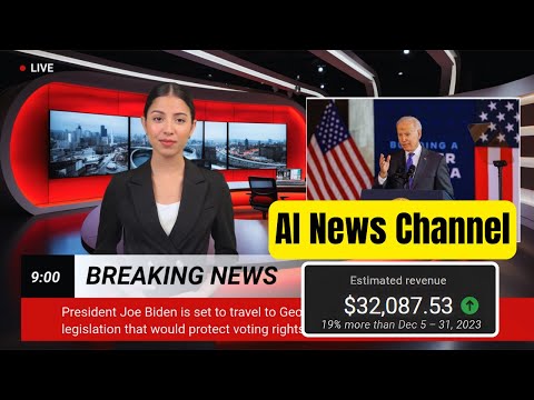 I Made a FREE AI News Channel and Earned $$$!