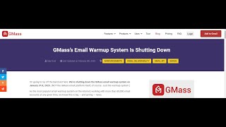 GWarm Bows Out: Automated Email Warm-up Steps In