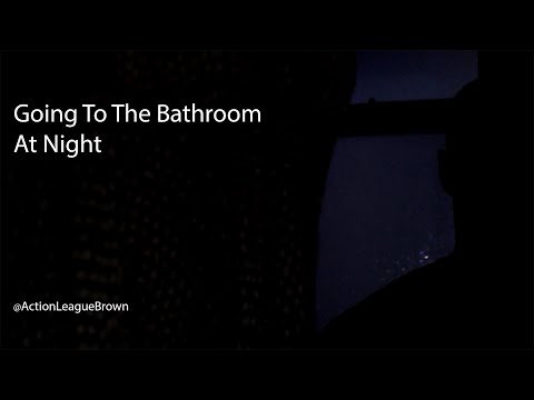 Going To The Bathroom In The Middle Of The Night (shot as a horror movie)