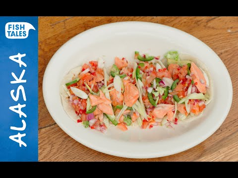 Wild Salmon Tacos with Pico de Gallo