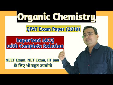 Organic Chemistry | Medicinal Chemistry | Previous year asked question with Complete Solution | GPAT