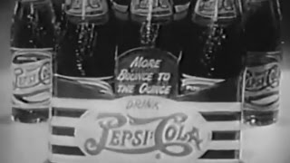 Pepsi Cola More Bounce To The Ounce 1950 TV Commercial HD