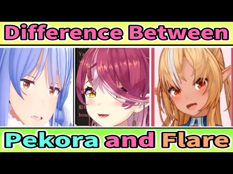 Marine Talks About the Difference Between Relationship With Pekora And Flare [ENG SUB] Hololive