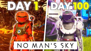 I Survived 100 DAYS in NO MAN'S SKY & Got Through The Game