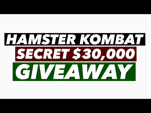 HAMSTER KOMBAT SECRET $30,000 GIVEAWAY FOR LEGIT USERS | #touchbillions #hamsters #hamsterkombat