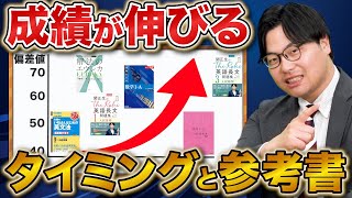 【今すぐ見て】模試で成績が上がるタイミングと取り組むべき参考書を徹底解説