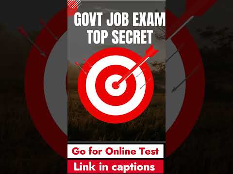 SECRET TO CRACK GOVT EXAM #shorts #govtjobs