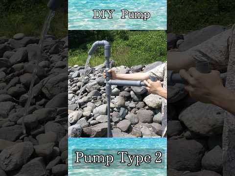 【DIY】PVCポンプの作り方  ★Ⅱ型★   #shorts #diy #pump #water pump