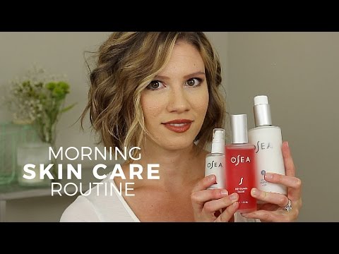 Morning Skin Care Routine ft. OSEA // Laura's Natural Life