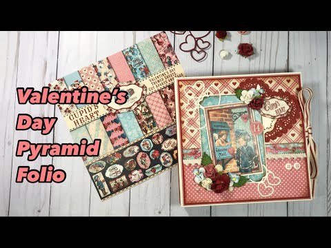 Valentine’s Day Pyramid Folio| CCC DT project | CCC Cupid’s Heart Collection