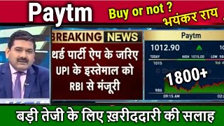 Paytm Share kyon bhag raha hai,buy or not ?paytm share news today anil singhvi/analysis,target 2025