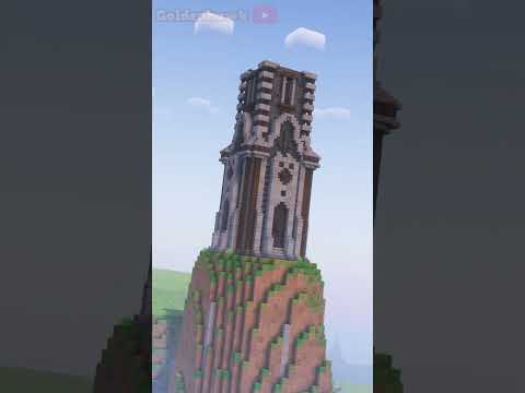 Minecraft Gothic Castle Time-lapse #minecraft #buildhacks #minecraftbuilding