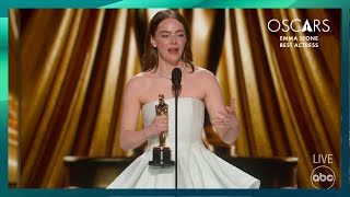 Emma Stone Wins Best Actress for 'Poor Things' | 96th Oscars (2024)