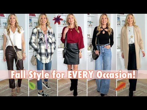 12 Stylish Fall Outfit Ideas for Women Over 40, 50, 60! Fall 2023 Lookbook