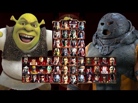 Mortal Kombat 9 - SHREK & JUGGERNAUT - Expert Tag Ladder - Gameplay @(1080p) - 60ᶠᵖˢ ✔