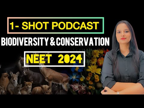 Biodiversity and Conservation in 15 Mins | Quick Revision Podcast #neet #ncertbiology #neet2024