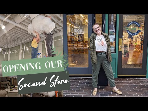 Courage & Soar is OPEN! | Opening Our Second Retail Store PART TWO